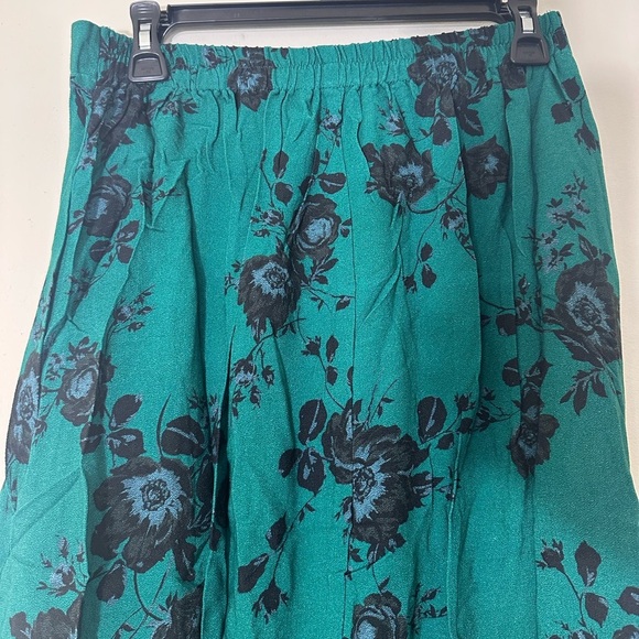 Band of gypsies Etta emerald green boho cottage core midi skirt M NWT - Picture 9 of 11